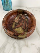Load image into Gallery viewer, Gold Resin Bowl with Australian Burl
